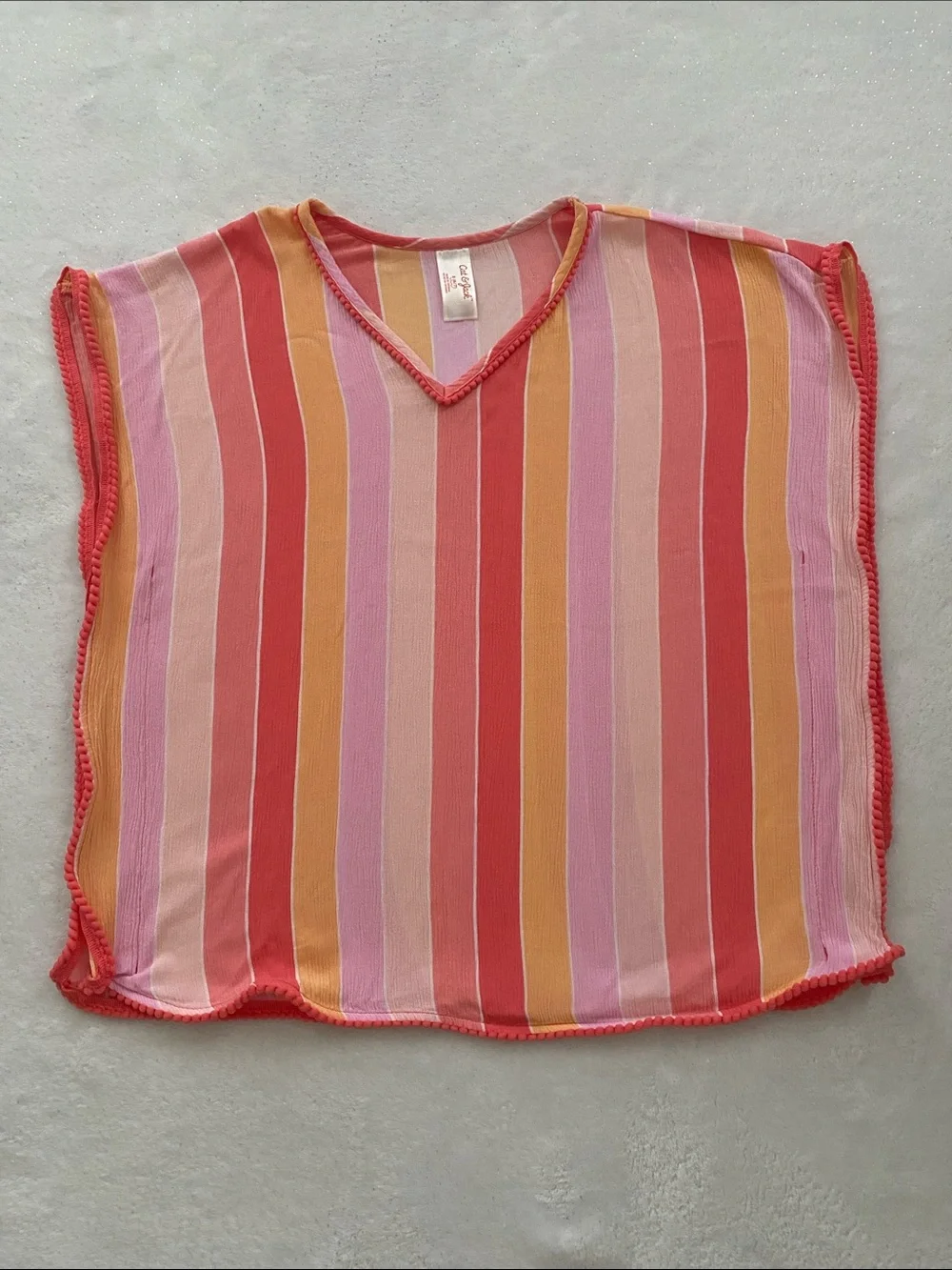 Cat & Jack Girls Swimsuit Cover Up Size S (6/7)